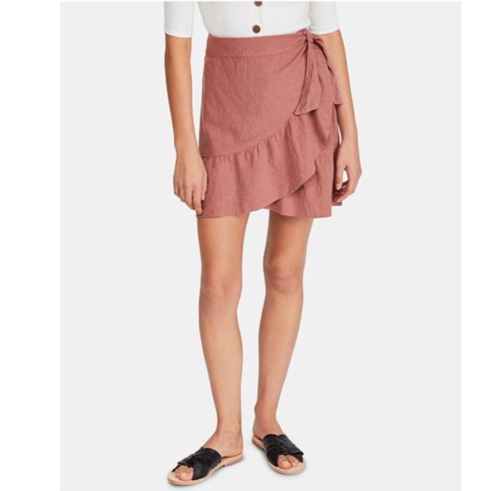 Free People Wrap Tie Ruffle Skirt - Picture 5 of 5